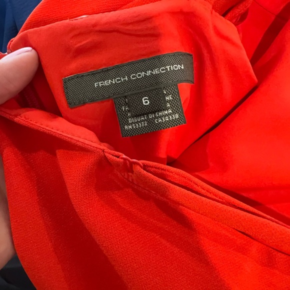 French Connection Spaghetti Strap Dress Red - Picture 4 of 4